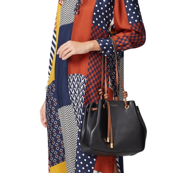 Tory Burch Caroline Small Carryall Tote EUC - Picture 2 of 16